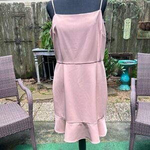 Gianni Bini Soft Blush Spaghetti Strap Dress